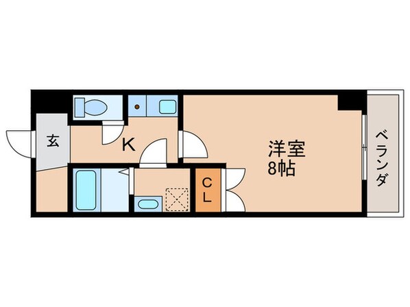 湖南コーポレーションⅡの物件間取画像